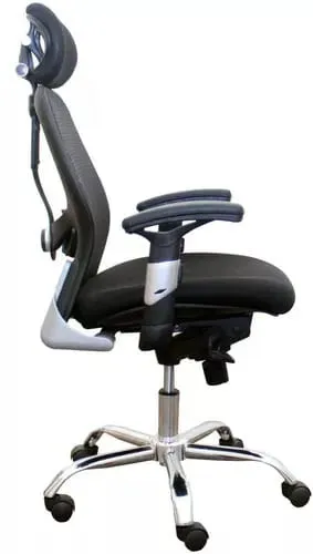 Ergonomic mesh chair with headrest