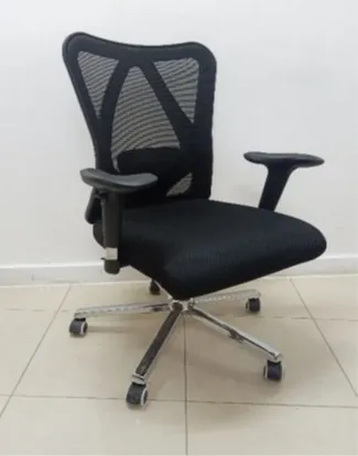 Ergonomic mesh chair with headrest