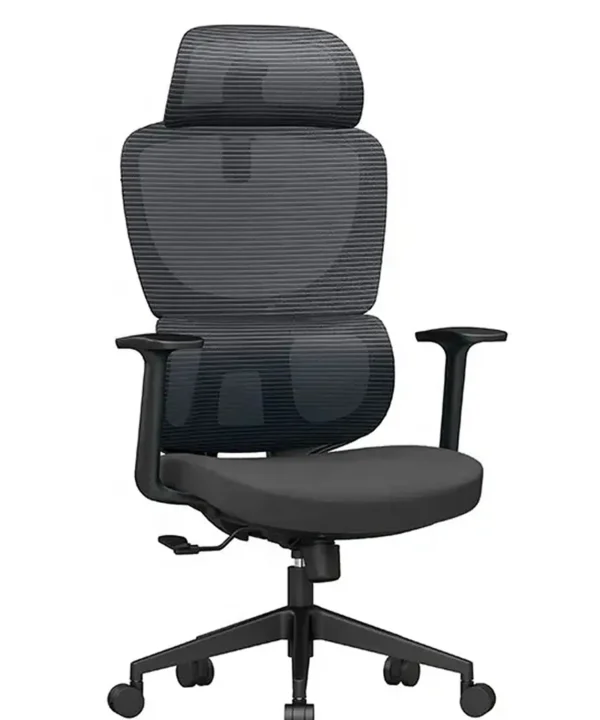 Ergonomic mesh chair with headrest