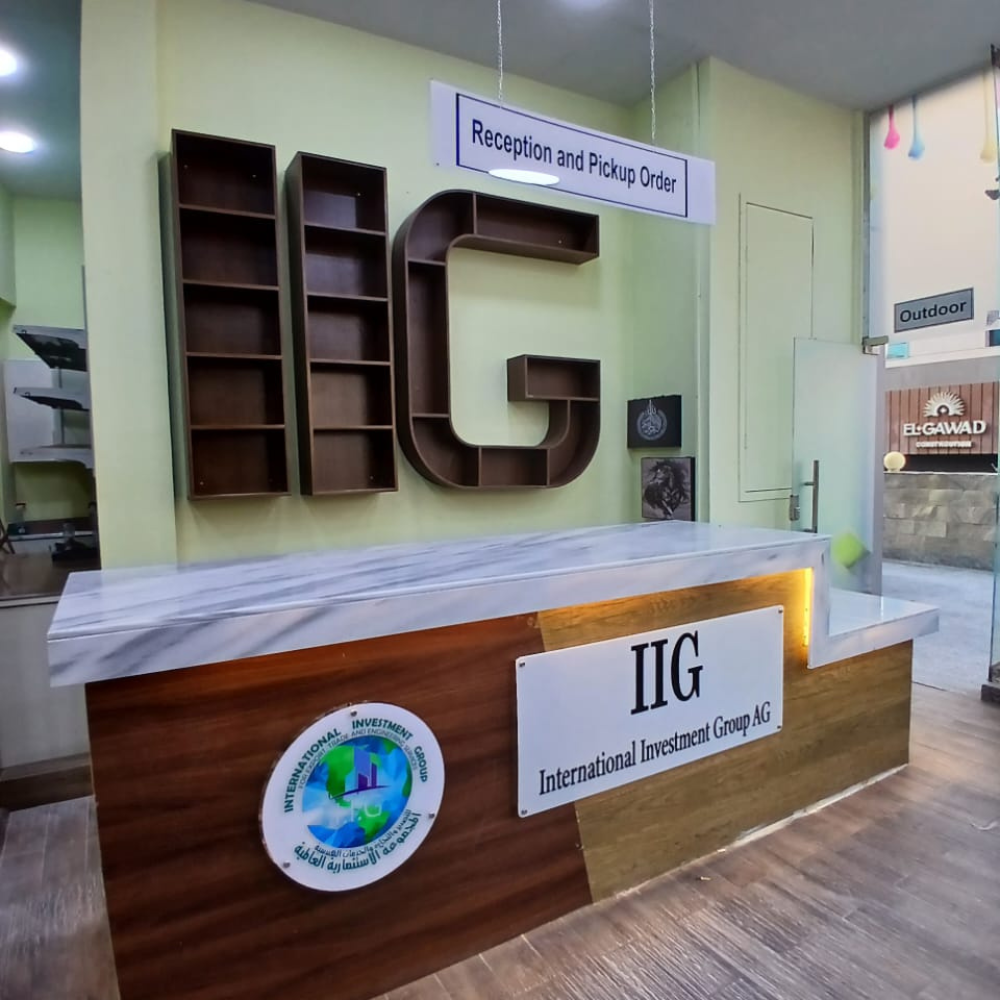 Reception counter